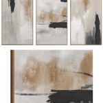 Abstract Neutral Wall Art C-437