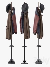 Coat Rack with Umbrella