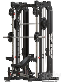 Home Gym ATX_Smith Cable Rack Weight Stack
