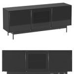 TV cabinet with doors RANNÄS IKEA