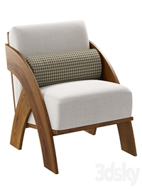 JecksonLoft upholstered wooden chair