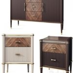 Chest of drawers and bedside tables Venice. Nightstand, sideboard by Classico Italiano