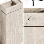 Atelier Il Granito Rocco Stone Bathroom Vanity