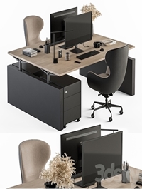Employee Set - Office Furniture 427