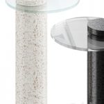 Round Terrazzo Base | side table