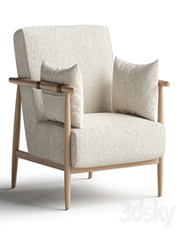 Sirolo oak armchair
