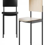 Fredericia Plan 3412 Wooden Seat Chair