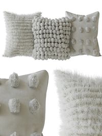 Scandinavian wool pillows