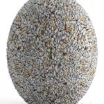 Seamless white pebble texture