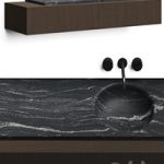 Boffi Floe Stone Encased Washbasin & Salvatori Spaghetti