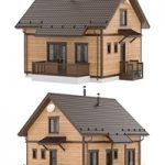 Country wooden house