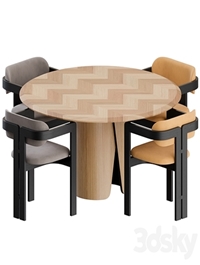 Dinning Set by Gallotti & Radice