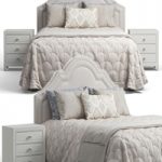 Queen Madison Crown Headboard Bed