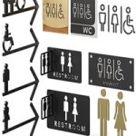 Restroom Directional Door Signs 2