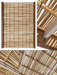 Bamboo branch decor Ceiling n21 / Ceiling from bamboo branches decor number 21