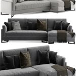 DAVIS IN L sofa by Frigerio Salotti