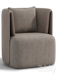 Elio Swivel Barrel Chair