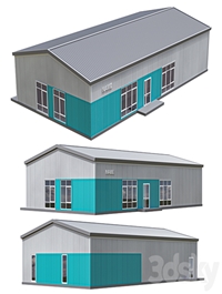 Sandwich panel building