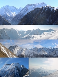 Snowy Mountains panoramas