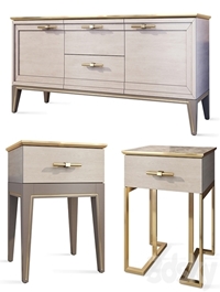 Chest of drawers and bedside table Palmari Dana