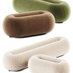 Loop Oval Pouf by Sancal / Pouf