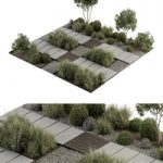 Urban Furniture / Architecture Environment with Plants- Set 67