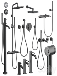Gattoni Circle Two shower and faucet set