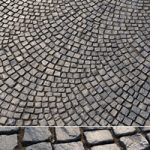 Material of radial paving slabs 01