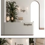 Reception Desk and Wall Decoration – Office Set 239