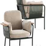 Capa Lounge Garden armchair by gandiablasco