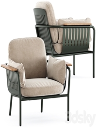 Capa Lounge Garden armchair by gandiablasco