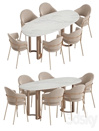 Hudkoff Lord table Gloria chair