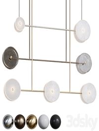 Set of pendant lights CORAL LINEAR from Soktas