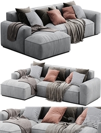 Arflex Marechiaro Sofa Chaise Longue