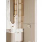 Bathroom furniture beige