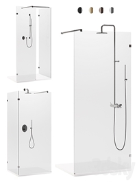 Arblu Walk-in Separet Elite shower enclosures + Paffoni shower systems