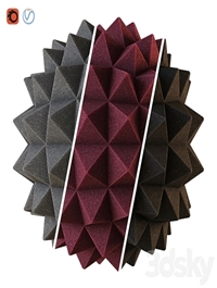 Acoustic foam material