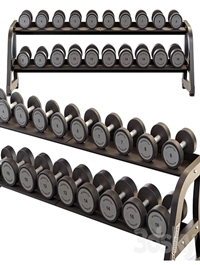 Technogym Two Tier Dumbbell Rack