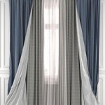 Curtains with window 493C