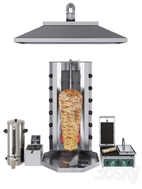 Equipment for Shawarma cafe