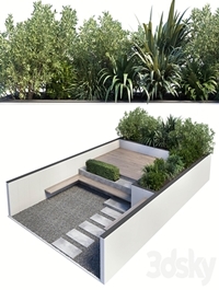 Backyard - Urban Environment_Urban Furniture_Green Benches 19