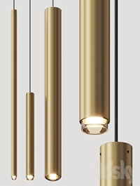 Aldo Bernardi Tubo Line Pendant Lamps