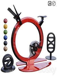 Ciclotte Exercise Bike & Dumbbells