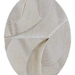 Wall decor WHITE SPHERE RELIEF by Krogh Andersen