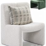 Dario Green Boucle Accent Chair By CB2