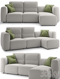 Marenelli Home Manhattan Piping Sofa