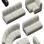 Collection of sofas Biscuit Sectional from Vladimir Kagan