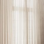 Wide Linen Tulle Curtain