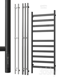 Heated towel rail Point Demetra Selena