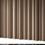 434 wall composition 15 wave fluted wood Reeded Panels 02